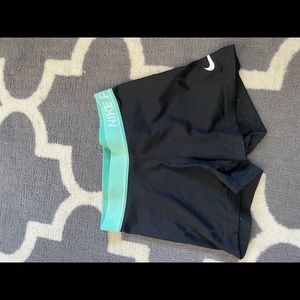 Blue n black Nike pro